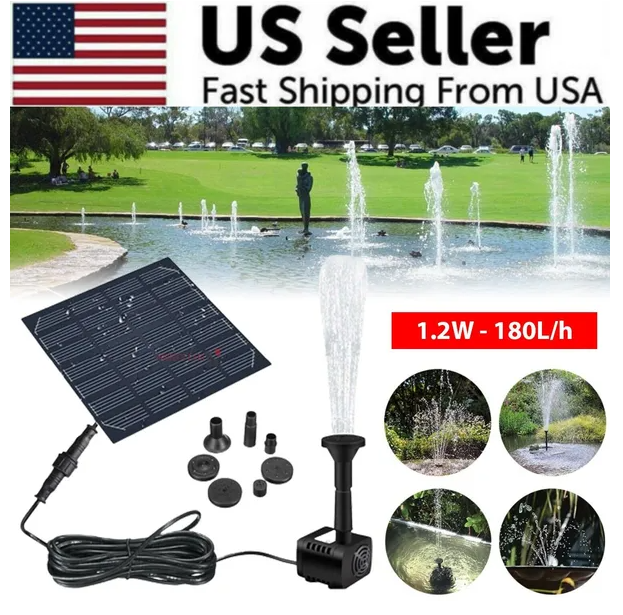 Solar Power Fountain